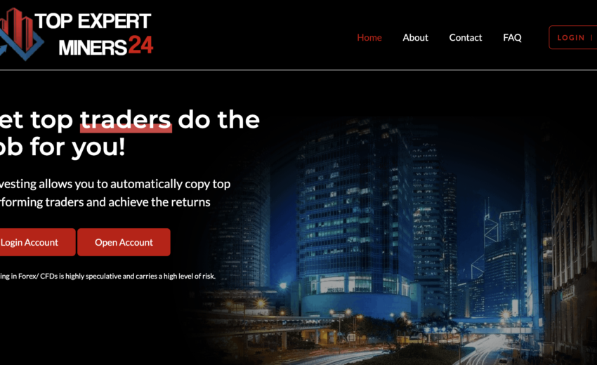 Topexpertminers24.live Scam Review