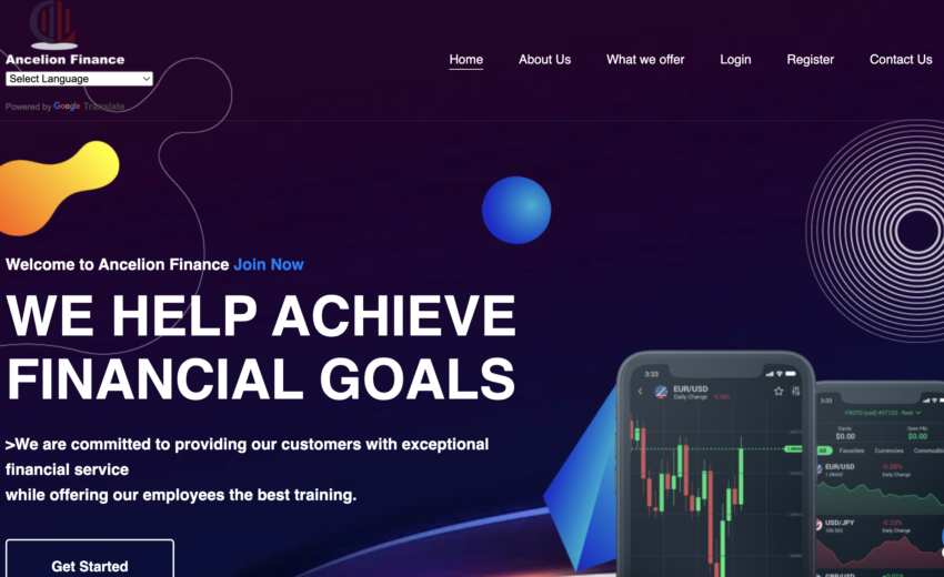 Ancelionfinance.com Scam Review
